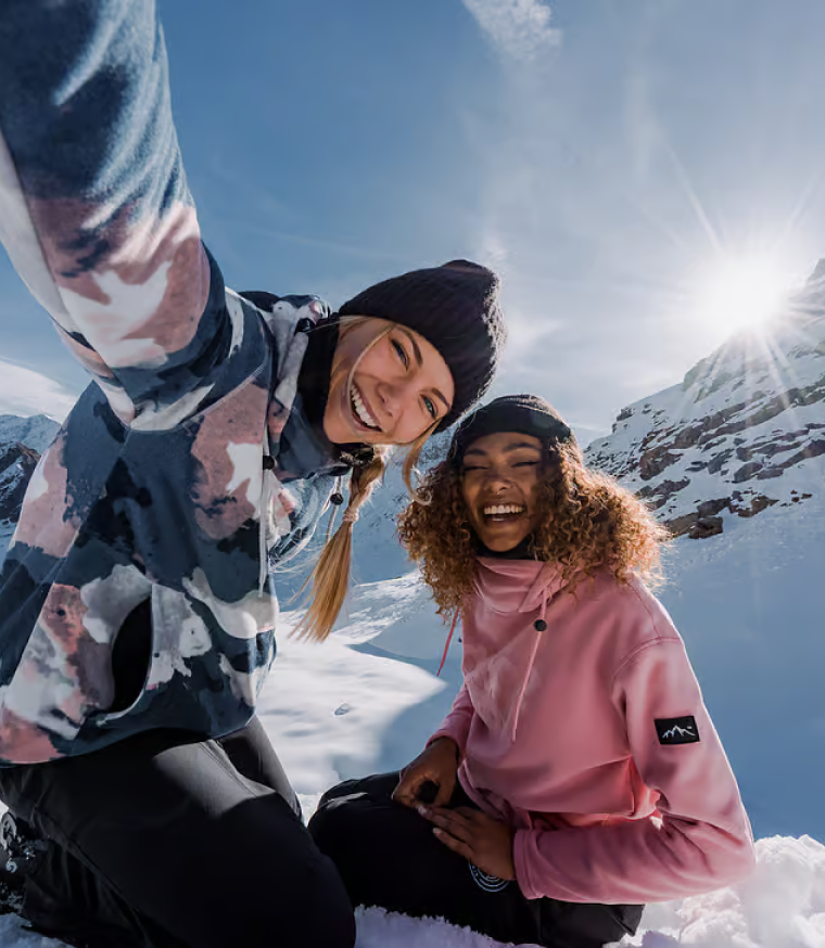 two women taking a selfie