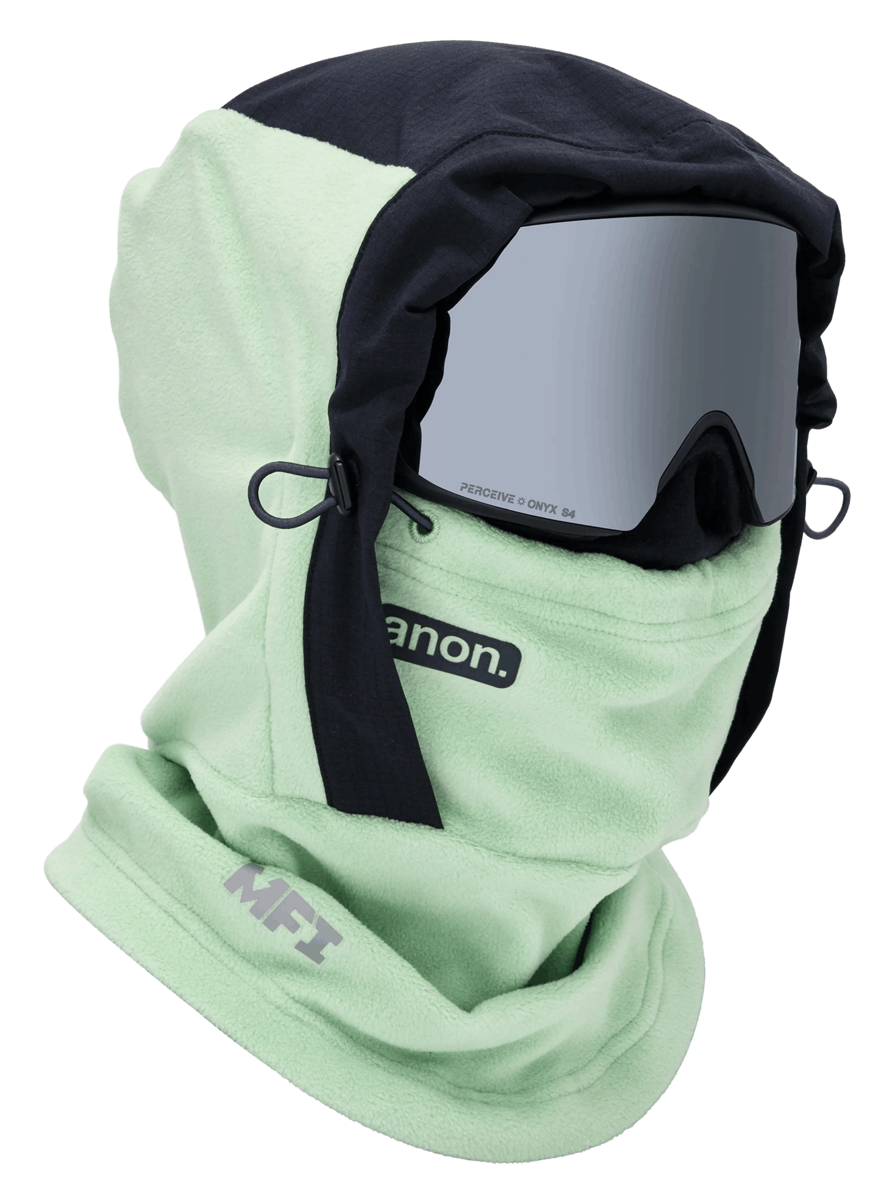 green snow hood